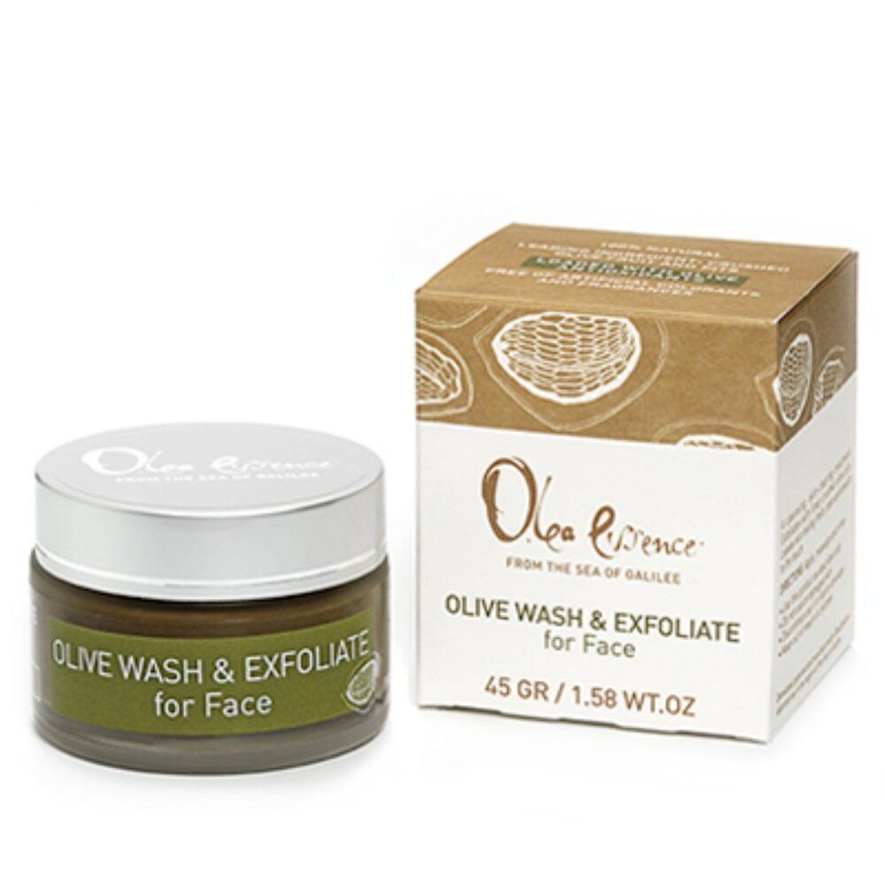 Olea Essence Antioxidant Olive Wash & Exfoliate for Face NIB Israel Imported